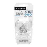 سرشیشه آناتومیک دو عددی سایز 1 سواوینکس Suavinex