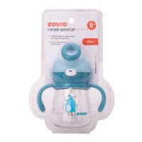 لیوان آبمیوه خوری نی دار 220 میل طرح پرنده آبی رووکو Rovco