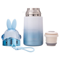 فلاسک آب استيل طرح خرگوش رنگ آبی هلو دریم Hello dream