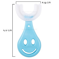 مسواک چرخشی U رنگ آبی برند خارجی