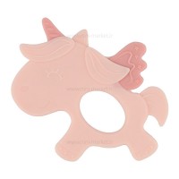 دندانگیر سیلیکونی طرح اسب تک شاخ صورتی کیکابو Kikkaboo