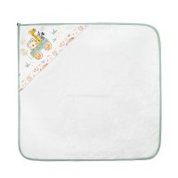 ست حوله 4 تیکه جعبه ای طرح حیوانات رنگ سبز پاپو Papo