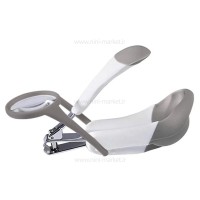 ناخنگیر ذره بین دار رنگ طوسی چیکو Chicco