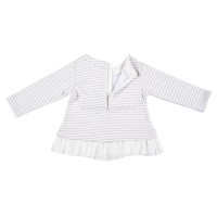 بلوز و لگ دخترانه طرح خانه رنگ صورتي ایندیگو Indigo