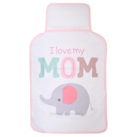 زيرانداز بالش دار طرح فیل لبه صورتی ایگ بیبی Eke Baby