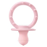 دندان گیر طرح پستانک رنگ صورتی مینیک اوی اوی Minik oioi