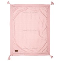 پتو بافت داخل خزدار رنگ صورتی لیزا دیاموند Lisa Diamond