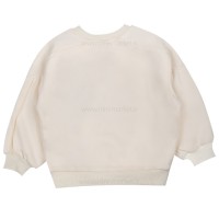 بلوز دورس دخترانه طرح دوگل رنگ شیری