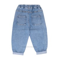 شلوار جين مام استايل اسپرت رنگ آبي متوسط نستلینگ Nestling