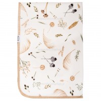 زيرانداز تعويض طرح ابرگ و بلوط سایز کوچک رنگ سفيد ايسيز