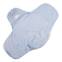 قنداق فرنگی توپ توپی بیبی فور لایف Baby4life طرح زرافه رنگ آبی