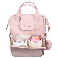 ساک لوازم کوله ای مدل براوو خاوياری رنگ صورتي Qz