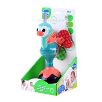 جغجغه صندلی غذا طرح شترمرغ چسبان هولی تویز Hola toys