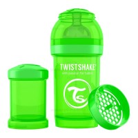 شیشه شیر ضد نفخ 180 میل سبز تویست شیک Twistshake