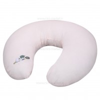 بالشت شیردهی c شکل طرح گوسفند موسلین رنگ صورتی ایسیز