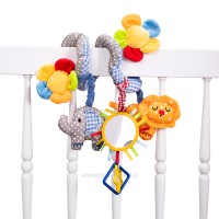 آویز مارپیچ طرح شیر رنگ آبی بیبی فورلایف Baby4life