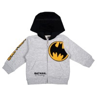 سه تیکه پسرانه طرح بتمن رنگ طوسی سفید ایندیگو Indigo