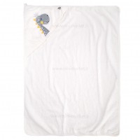 ست حوله 5 تیکه طرح دایناسور رنگ سفید طوسی مادرکر mothercare