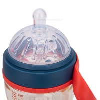 شیرخوری دسته دار 180 میل رنگ سرمه ای قرمز رووکو Rovco