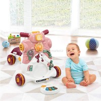 واکر موتور سه کاره رنگ صورتی برند JIN SHANG IU