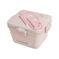 ظرف غذا طرح خرگوش رنگ صورتی لانچ باکس Lanch box
