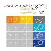 زیردکمه آستین بلند طرح وایکینگ سایز 3-0 ماه برند نیلی