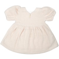 پیراهن داخل کرک طرح ساده رنگ کرم