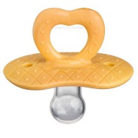 پستانک سیلیکونی طرح آناناس رنگ نارنجی بیبی سیل Babisil