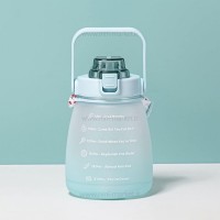 بطری آب 1400 ميل رنگ سبز آبی خارجی