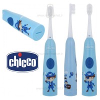 مسواک باتری خور +3 سال طرح دزد دریایی رنگ آبی چیکو Chicco
