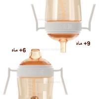 لیوان آبخوری 300 میل رنگ طوسی هی‌اورشی HeOrShe