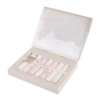 دستمال نخی 7 عددی دست و صورت صورتی کارامل Caramell