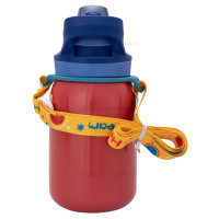 فلاسک آب استیل طرح دار رنگ قرمز هلو دریم Hello Dream