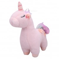 عروسک اسب تک شاخ پرنسس رنگ صورتی خارجی