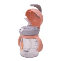 لیوان آبمیوه خوری نی دار 220 میل طرح پرنده صورتی رووکو Rovco