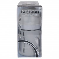 شیشه شیر 180 میل پیرکس کاور دار رنگ طوسی Twistshake