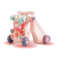 واکر مدل موتور سه کاره رنگ صورتي JIn shang lu