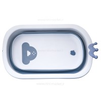 وان حمام تاشو طرح تاج دار رنگ آبی خارجی