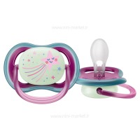 پستانک بادامی تکی الترا ایر 6 - 18 ماه طرح ستاره‌دنباله‌دار شب‌تاب اونت Avent  (بدون جعبه)