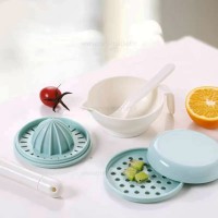 ست غذاساز دستی 7 تکه رنگ سبز رووکو Rovco