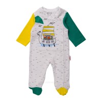 سرهمی جوراب دار نوزادی طرح وایکینگ نیلی Nili