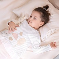 بلوز و لگ دخترانه طرح خانه رنگ صورتي ایندیگو Indigo