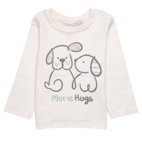 سه تیکه پسرانه طرح سگ راه راه رنگ سبز طوسی  پاپو papo