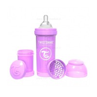 شیشه شیر آنتی کولیک 260 میل پاستل بنفش تویست شیک Twistshake