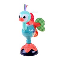 جغجغه صندلی غذا طرح شترمرغ چسبان هولی تویز Hola toys