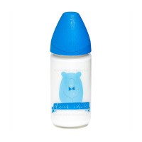 شیشه شیر پیرکس 240 میل طرح خرس رنگ سبز سواوینکس Suavinex