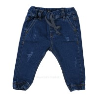 شلوار جین دمپاکش پسرانه رنگ سرمه ای Memory