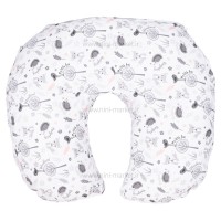 بالش شیردهی c شکل طرح روباه و گنجشک رنگ طوسی بی بیبی Bi Baby