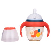 شیرخوری دسته دار 180 میل رنگ سرمه ای قرمز رووکو Rovco