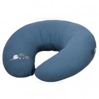 بالشت شیردهی c شکل طرح گوسفند موسلین رنگ سرمه ای Isiz